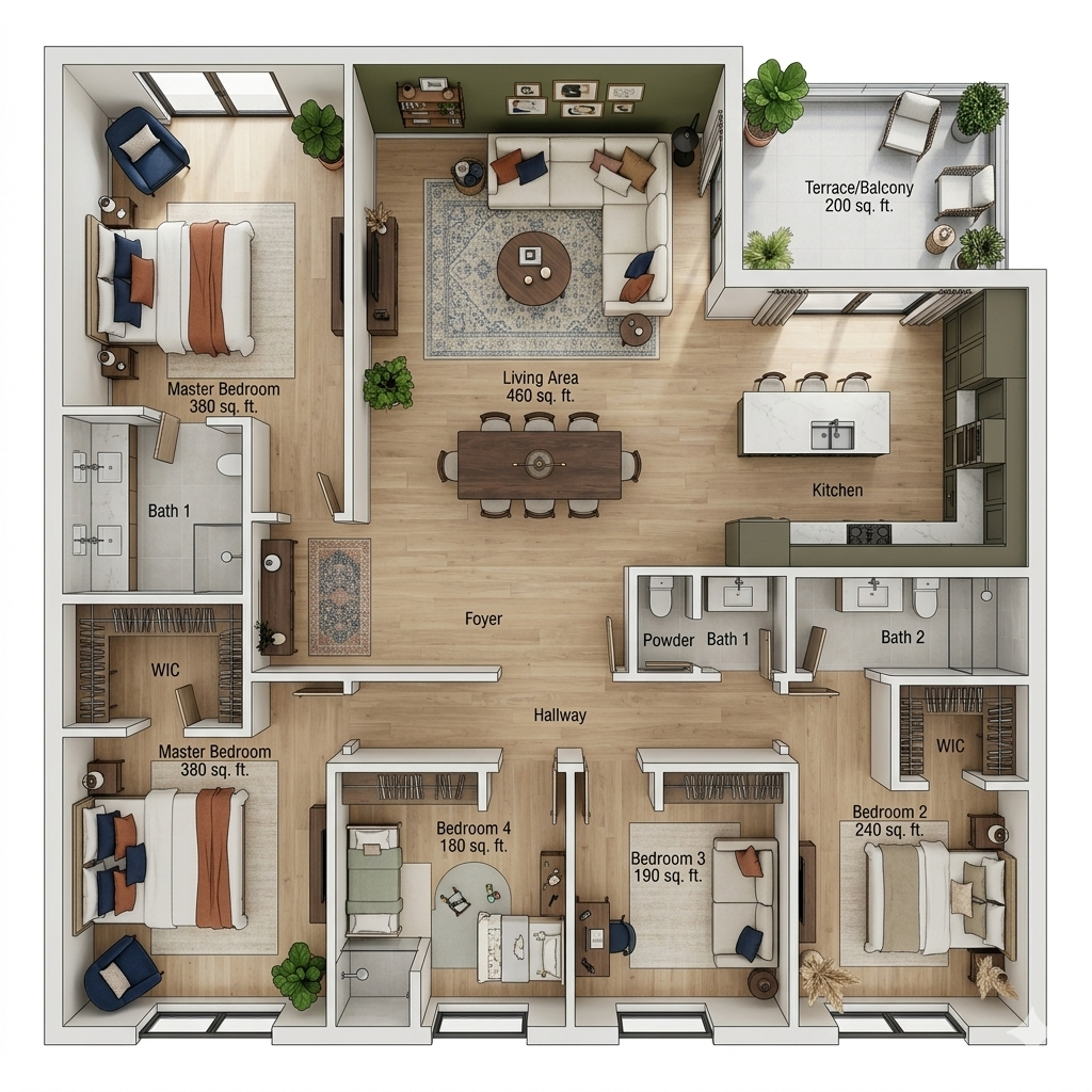 4BHK Interior